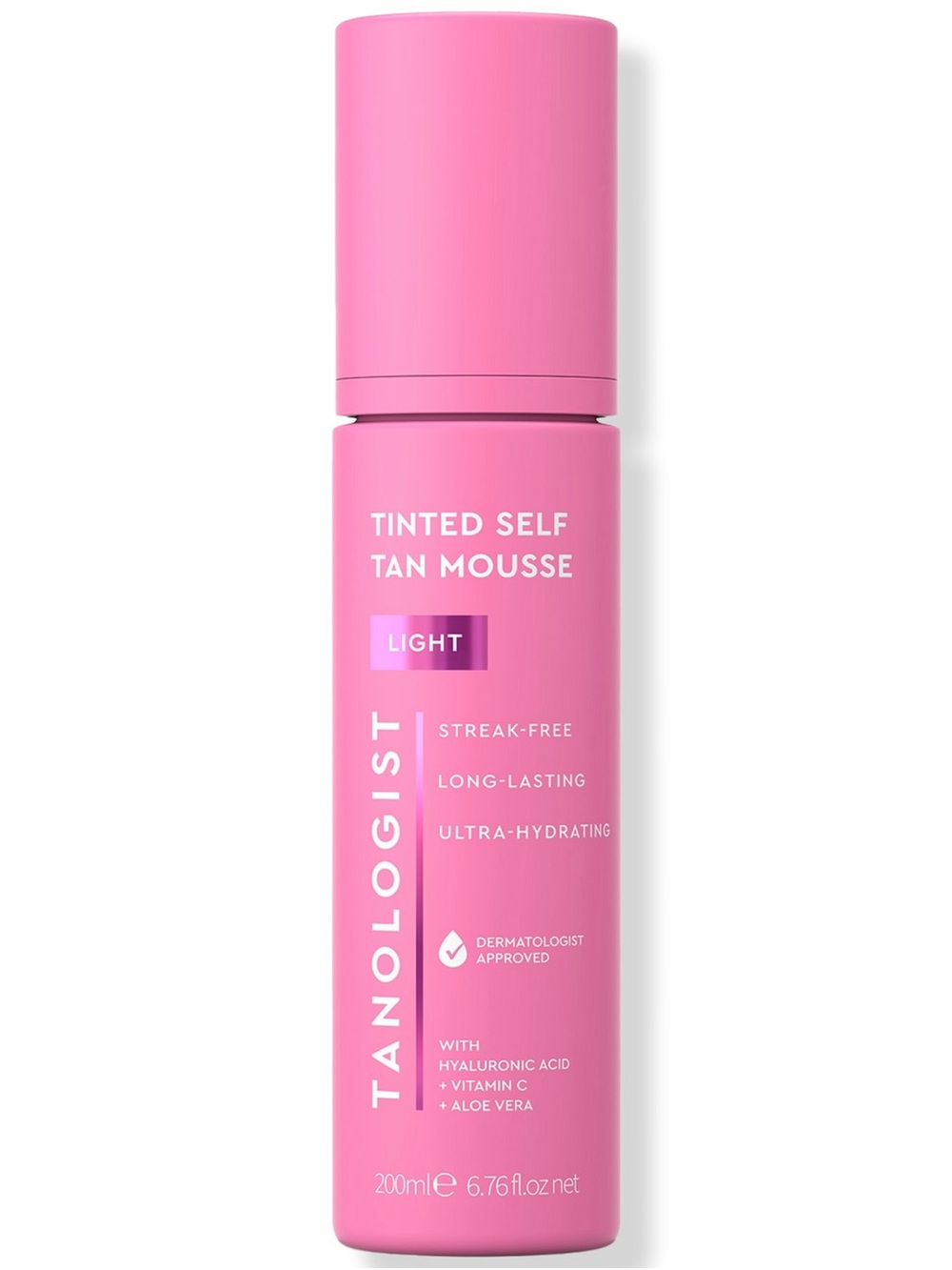 TANOLOGIST Tinted Self Tan Mousse LIGHT 6.76 fl oz / 200 ml ~ NEW